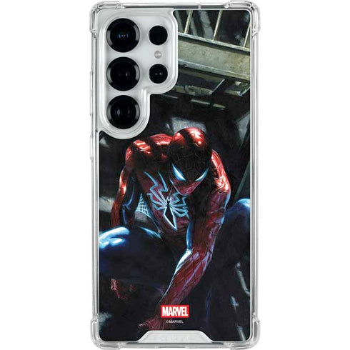 Marvel Spiderman New Suit Spiderman Galaxy S25 Ultra Clear Case